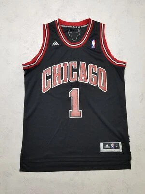 Adidas Authentics Derrick Rose #1 Chicago Bulls Stitched Jersey Men's Size M - Image 1 of 4