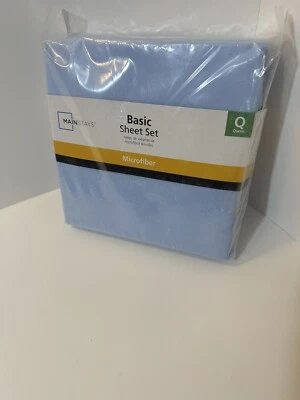 Mainstays Blue Sheet Set Queen - Image 1 of 4