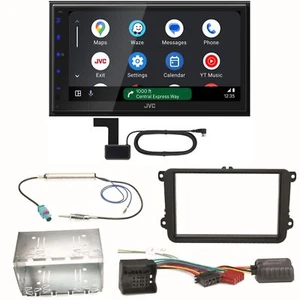 JVC KW-M595DBT Android Auto DAB+ Einbauset für Golf 5 6 Passat 3C CC B7 Touran - Bild 1 von 1