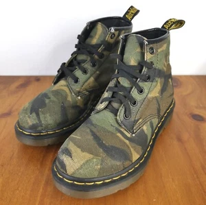 Dr Martens Cerren Camo Canvas Boots Military Green Size AU US 6 / UK 4 / EU 37 - Picture 1 of 15