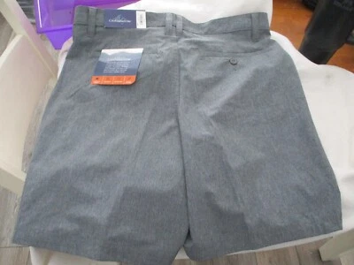 shorts  solid   men's  32" nwt new  $40 gray croft & barrow flat front - Image 1 of 3