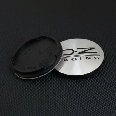 4 x 63 mm für OZ Racing M595 Silber Schwarz Nabendeckel Nabenkappen Rim Hub Caps - Bild 1 von 4