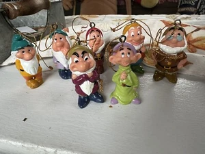 Snow White And the Seven Dwarfs Disney Christmas Ornament Dwarves Tree Holiday - Picture 1 of 4