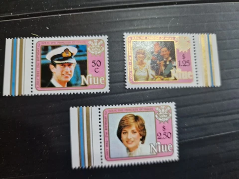 NIUE 1982 SG 454-456 21ST BIRTHDAY OF PRINCESS OF WALES  MNH Cover