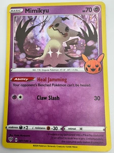 Pokemon TCG Card Trick or Trade Stamp 081/189 Holo Rare Minikyu - Picture 1 of 1