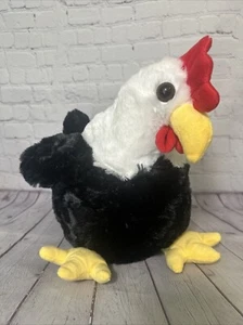 Black Rooster Chicken Stuffed Animal Plush Toy - Picture 1 of 7
