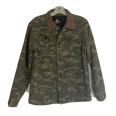 Chaqueta camuflada Quicksilver para niños talla L/16 Foto 1 de 4