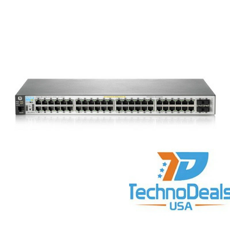 HP J9772A HP PROCURVE 2530-48G POE+48-Ports-Ports Desktop Ethernet Switch - Image 1 of 1