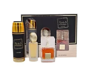 Khamrah Collection Gift Set: 3.4 EDP + 50 ML Hair Mist + 200 ML Body Spray - Picture 1 of 1