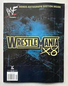 WWF Magazine Wrestlemania 18 Program Issue 2002 World Wrestling Federation WWE - Picture 1 of 4