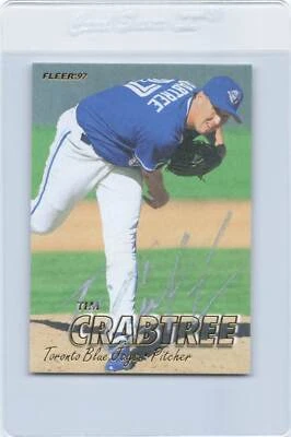 1997 Fleer #236 Tim Crabtree Blue Jays Signed Auto *K1465 - Image 1 of 2