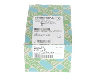 PHOENIX CONTACT MCVW 1,5/6-ST-3,5 AU 1860184! 50PCS ! NEW !  - Picture 1 of 6