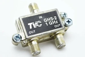 TVC GHS-2 1GHz Coaxial Cable TV Antenna Signal 2-Way Splitter - Picture 1 of 9