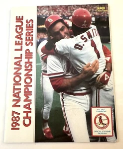 Vintage MLB Baseball 1987 NLCS Official Game Program Cardinal vs Giants - Bild 1 von 10