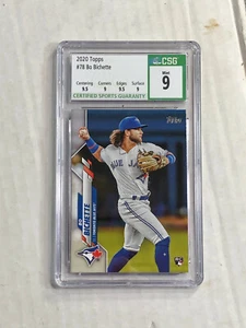 BO BICHETTE 2020 Topps Series 1 FLAGSHIP SP RC #78! CSG MINT 9! SUB 9.5's! RARE! - Picture 1 of 3