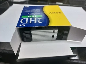 SONY Disketten 3,5'' MFD-2HD IBM formatted, 9 Stk, OVP - Bild 1 von 3