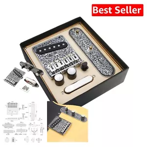 Complete Telecaster Hardware Kit: 6-String Bridge Plate, Neck Pickup & Control - Picture 1 of 11