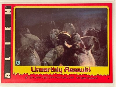 1979 Topps Alien Unearthly Assault! #53 Vintage Non Sports Sharp Card - Image 1 of 2