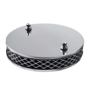 1x Pancake Haut Air Flow Chrome Air Filtre Pour Su HS6 1 ½ Pouce Carburateur - Imagen 1 de 8