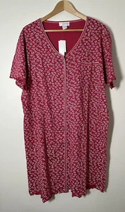 B.G. Street 100% Cotton Short Sleeve Floral Nightgown Womens M/L NWT - Picture 1 of 5