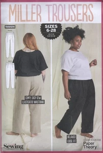 Simply Sewing Pattern for The Miller Trousers, Loose Fit for Sizes 6 - 28 New - Picture 1 of 11