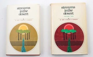 Streams In The Desert  by Mrs Charles Cowman Part 1 & 2 Devotional. 1978 - 79 - Picture 1 of 6