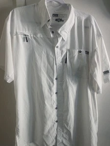 Men's Short Sleeve Outdoors Shirt- Medium- Drake Performance Fishing - Picture 1 of 5