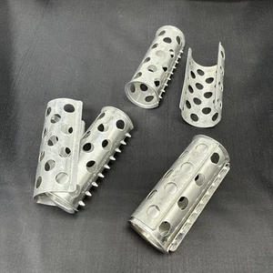 Vintage Aluminum Self Grip Hair Curlers Rollers, Set of 3, USA - Bild 1 von 3