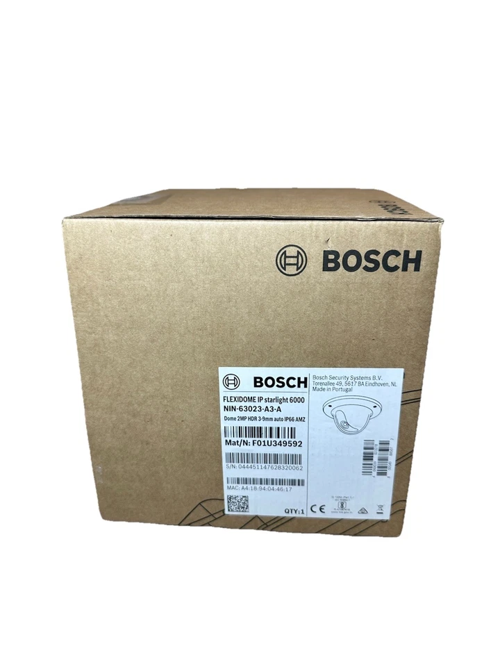 Bosch Flexidome IP Starlight 6000 VR Dome 1MP HDR 3-9mm auto IP66 NIN-63013-A3S - Image 1 of 4