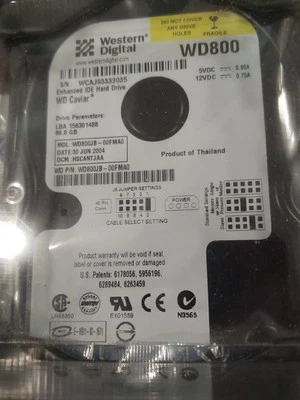 NEW!!! WESTERN DIGITAL 80GB WD800JBRTL 7200RPM 8MB Buffer  - Image 1 of 4