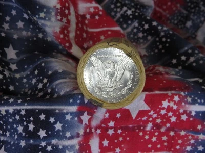 ROLLO DE 20 DÓLARES DE PLATA EXTREMO S / EXTREMO CC BU575 Foto 1 de 4