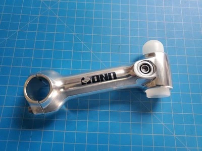 90s Kalloy Uno Threadless Mountain Bike Stem 130, 25.4 Polished Aluminum, Unused - Image 1 of 4