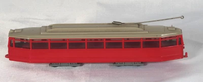 Tranvía Wiking de gran capacidad - #69 Strabenbahn-Grobraum Wagen - rojo - escala 1:87 Foto 1 de 4