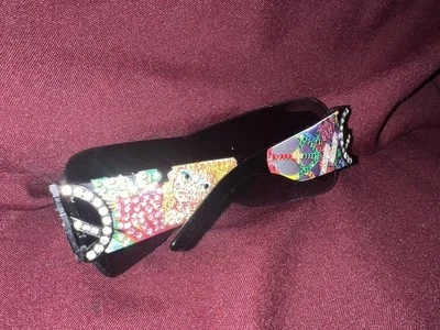 DE COLECCIÓN ED HARDY PEACE ✌️ SIGNO CON GAFAS DE SOL DE CRISTAL DE SWAROVSKI  Foto 1 de 4
