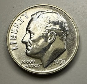 1956 Proof Roosevelt Dime T16 - Picture 1 of 2