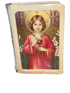 Vintage Catholic Prayer Book And Instructions For Children (1932) Crucifix - Picture 1 of 15