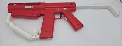 PlayStation 3 PS3 Move Sharp Shooter Gun Red / White Controller Attachment - Image 1 of 4
