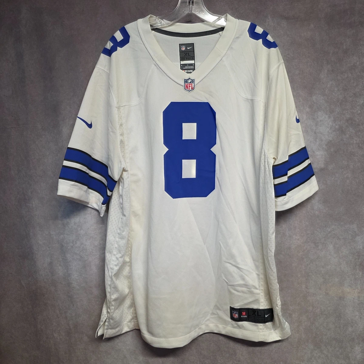 NFL アメフト AIKMAN 8 ホワイト シャツ 718VR881OrL.jpg_BO30,255,255,
