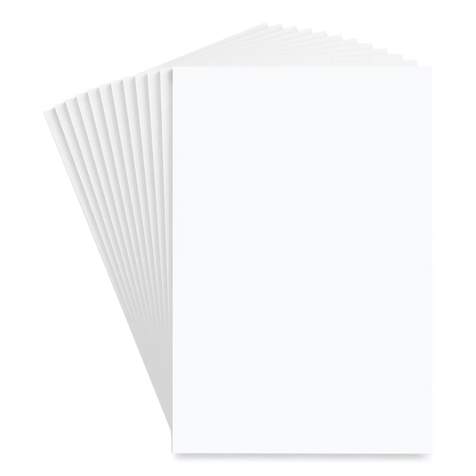 Universal 35613 100 Sheets 3" x 5" Unruled Scratch Pads - White (12/Pack) New - Image 1 of 4