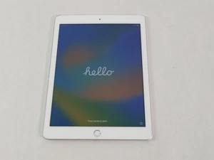 Apple iPad 5th Gen A1823 128 GB iOS 16.7.11 Silver ( Wi-Fi + 4G ) Unlocked - Picture 1 of 7