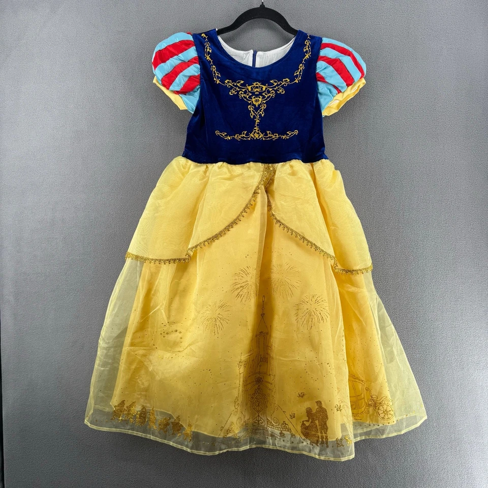 Disfraz de princesa Blancanieves Vestido con disfraces Niñas Niños 8/10? Etiqueta sin marca ni talla  Foto 1 de 4