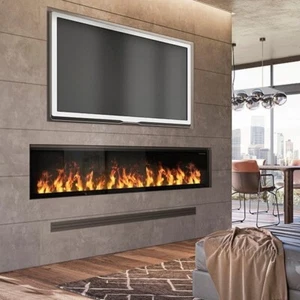Dimplex 86" Optimyst Linear Electric Fireplace, 136809 - Picture 1 of 5