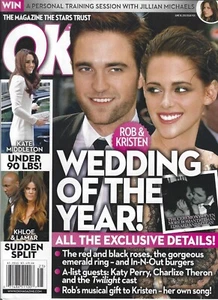Kristen Stewart Robert Pattinson Twilight OK! Magazine 6/18/2012 - Picture 1 of 3