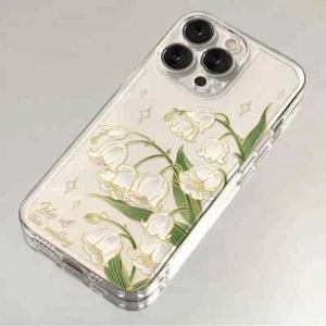Filigrane Maiglöckchen Stoßfeste Schutzhülle Handyhülle für iPhone - Bild 1 von 9