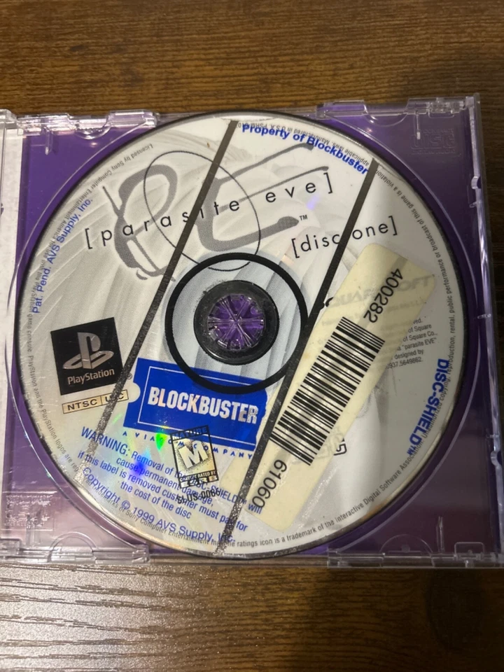 Parasite Eve (PlayStation 1, 1998) Disc 1 Only with disc shield - Image 1 of 1