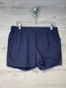 Columbia Norgate Shorts Damen M blau Kordelzug Taille 4" Schrittlänge Wandern Outdoor - Bild 1 von 10