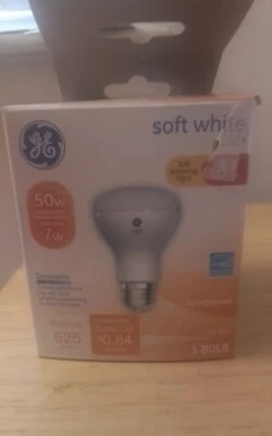 GE LED Floodlight Bulb, 41213 R20 Soft White 50w Replacement 7 Watts 525 Lumens  - Image 1 of 3