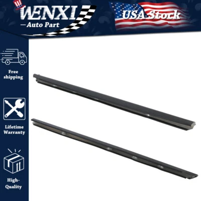 LH+RH Front Outer Window Molding Weatherstrip Seal Belt For 99-2011 Ford Ranger Foto 1 de 4