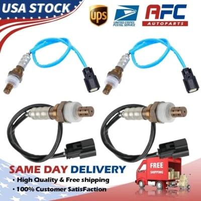 Upstream and Downstream Oxygen O2 Sensor 1&2 For 2011-2015 Mazda CX-9 3.7L afc Foto 1 de 4