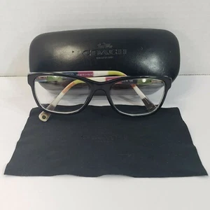 Coach HC 6013 5002 Black Julayne Rectangular 52-16-135 Eyeglasses Glasses  - Picture 1 of 12